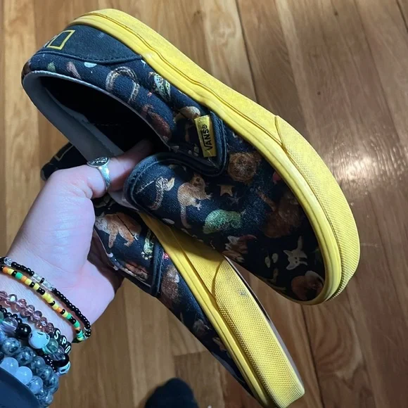 Kids Vans x National Geographic low top size 1.5 see pics GUC. - Picture 5 of 6
